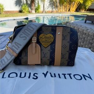 (SOLD)Louis Vuitton City Keepall x Nigo Monogram crossbody bag